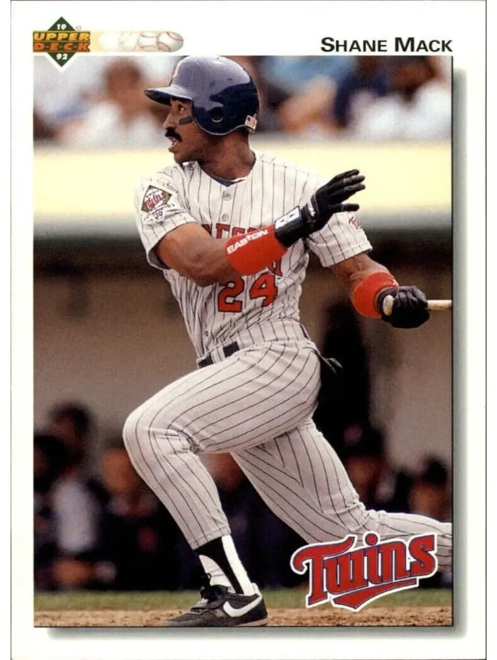 Shane Mack 1992 Upper Deck MLB #428 Baseball Card Minnesota Twins